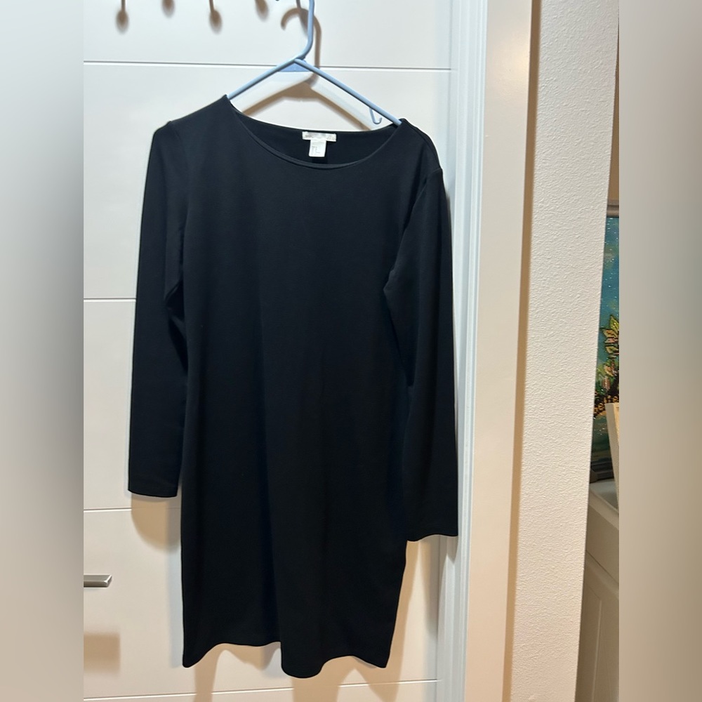 Black winter dress